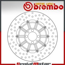 Bremsscheibe Fest Brembo Oro Hinten fur Bmw K 100 Lt Abs 1000 1990 > 1991