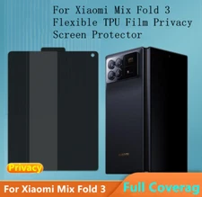 For Xiaomi Mix Fold 3 4 Full Coverag Flexible TPU Film Privacy Screen Protector