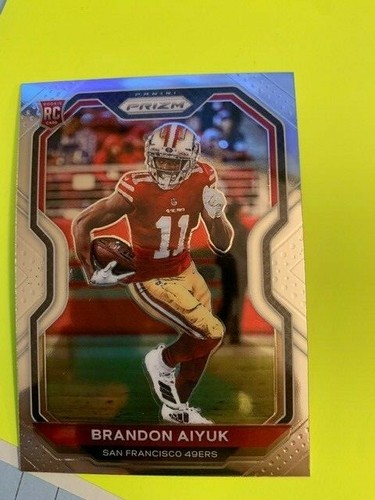 2020 Panini Prizm Brandon Aiyuk [Red White and Blue] #301 card