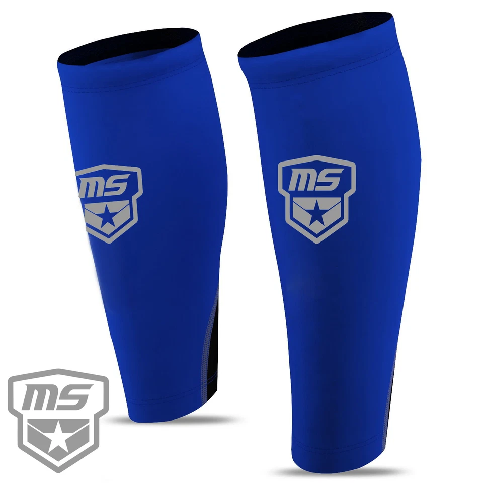 Compression Running Calf Guard Pair, Lycra Support Sleeve for Training & Recover - Image 4 of 4