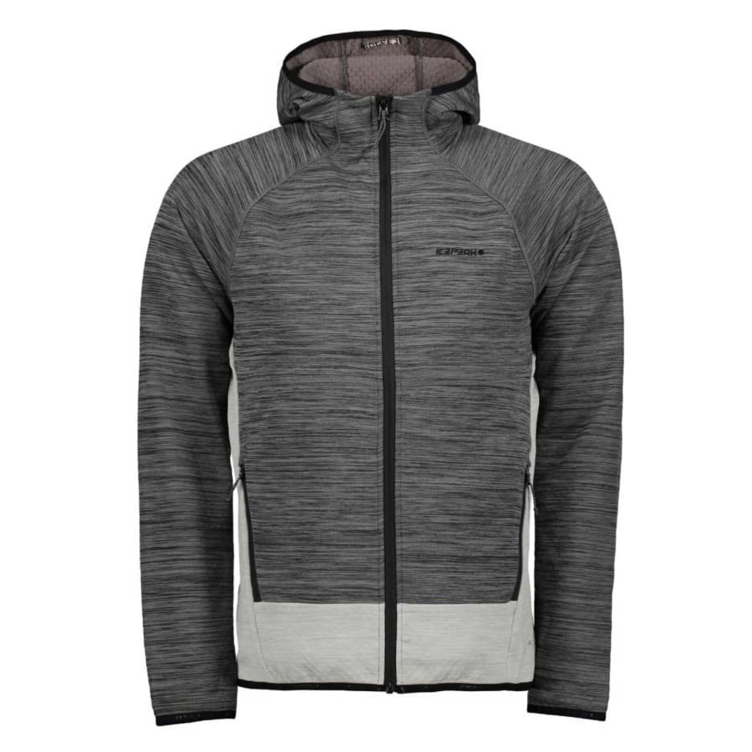 Флисовая куртка Icepeak Delton, вязаная флисовая куртка с капюшоном среднего слоя для тонких мужчин