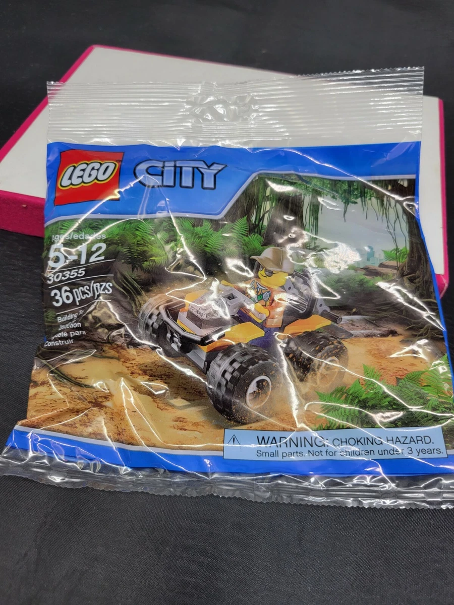 At bidrage Indeholde Demokratisk parti Brand New Lego City 36pcs #30355 Poly Bag ATV Car w/Figure | eBay