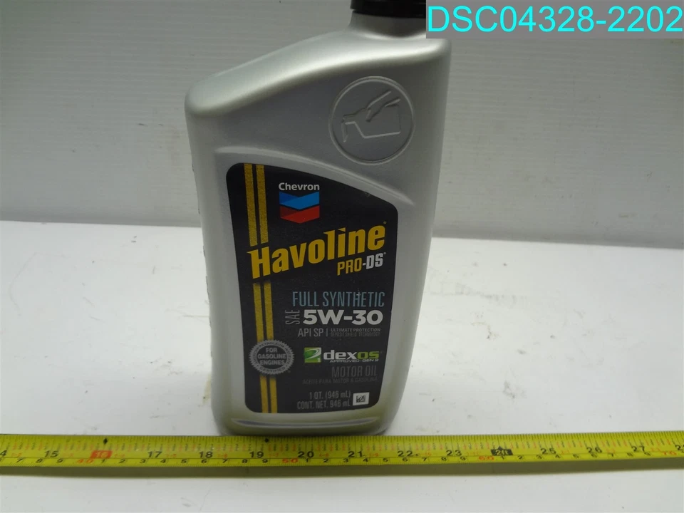 QTY=5 QT: (5 X 1 QT) Havoline ProDS Motor Oil 5W30 Full Synthetic 076568796457 Foto 2 de 4