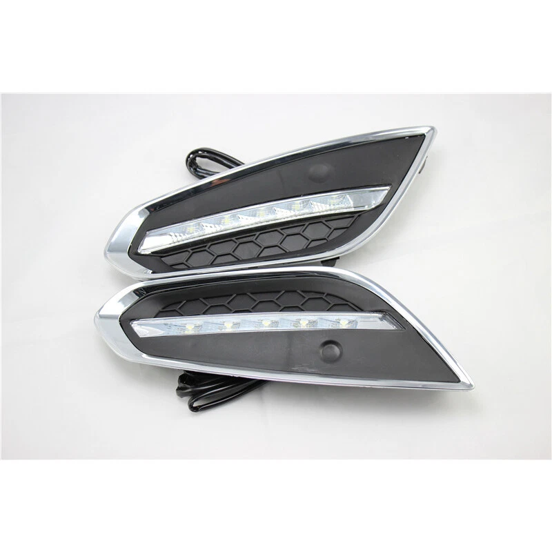 NEW Front Bumper Fog Lamp LED Daytime Running Lights For Volvo S60 2011-2013 X - Imagem 3 de 4