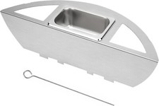 Kugelsmoker für Weber 57cm Kugelgrills, Räucherbox,Räuchern Edelstahl mit Was...