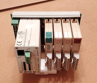Opto 22 SNAP System B4M, B3000-ENET, AOA-3, ODC5R, and 2 @ IDC5 - Tested Good  