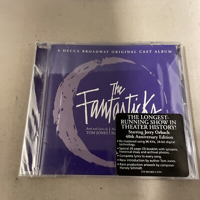 Fantasticks A Decca Broadway Original Cast Album (CD, 2000) NEW SEALED