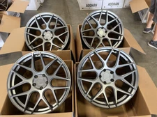 20x9/20x10.5 Aodhan AFF2 5x112 +30/35 Flow Forged Matte Gray Wheels (Set of 4)