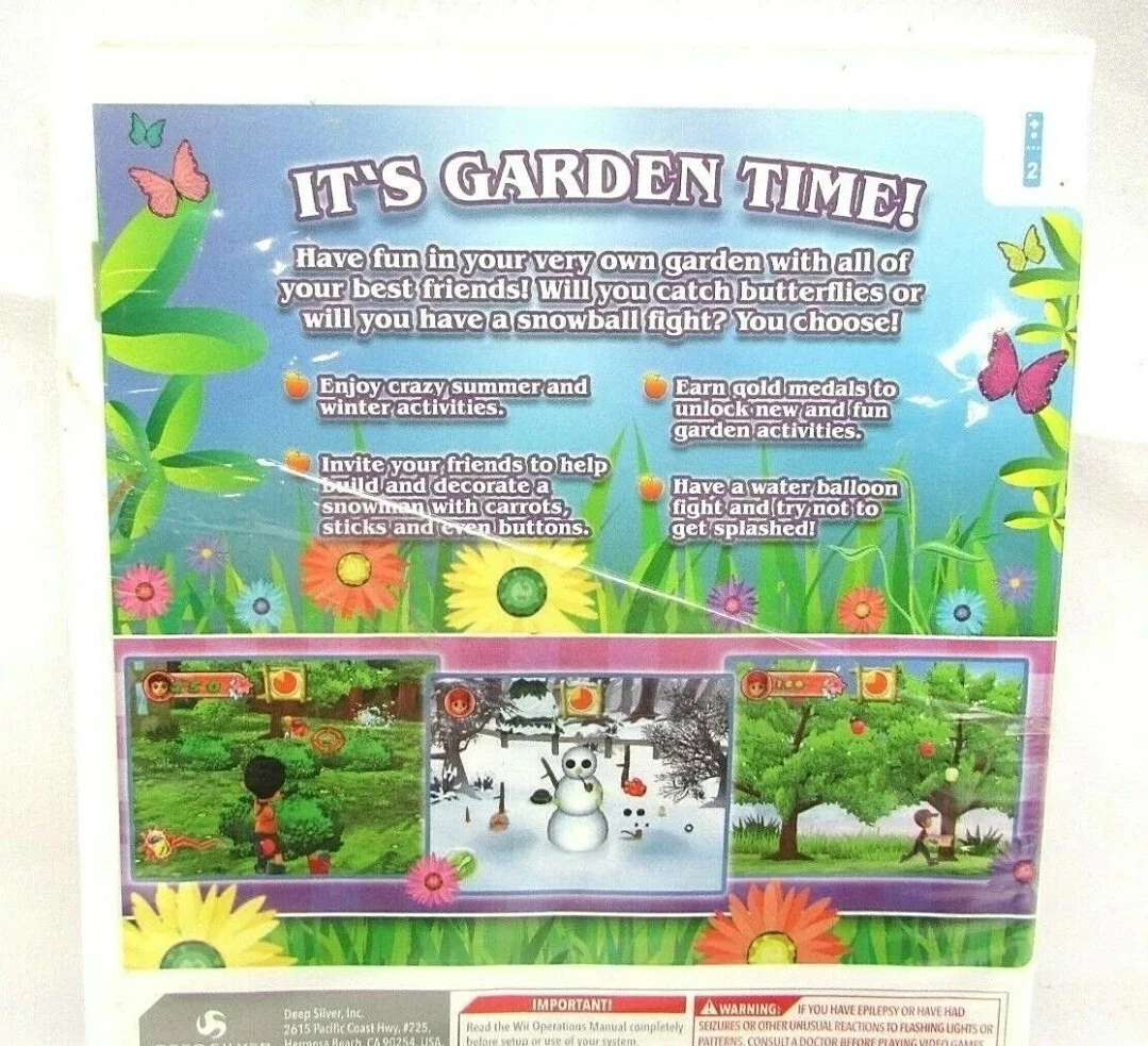 Let s Play Garden Nintendo Wii It s Garden Time Game NEW SEALED eBay