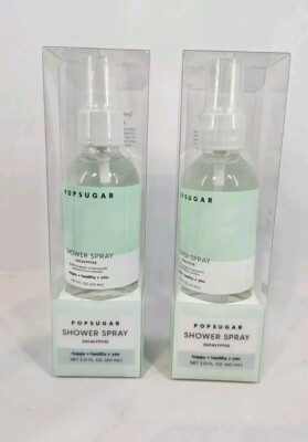 Popsugar Pure Eucalyptus Oil Therapeutic Shower Mist Spray 2fl Oz  Set of 2 pack
