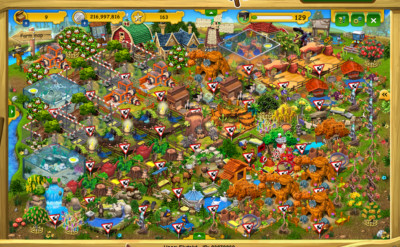 Farmerama 129 lvl + Bahamarama 338 lvl | All info on screenshots