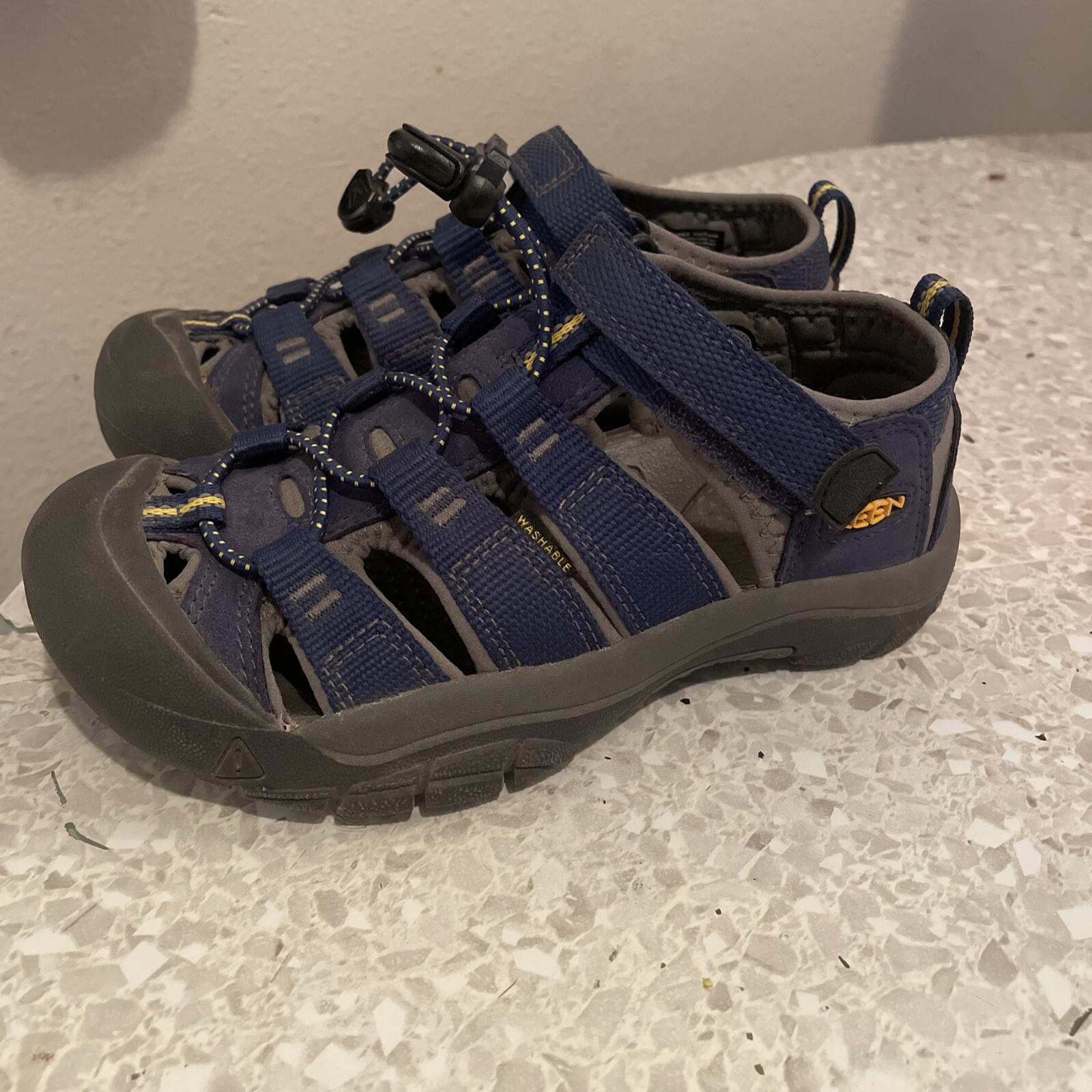 KEEN Sandali Escursionismo Acqua Comfort Fit Scarpe Blu Profondità US Bambini Taglia 1