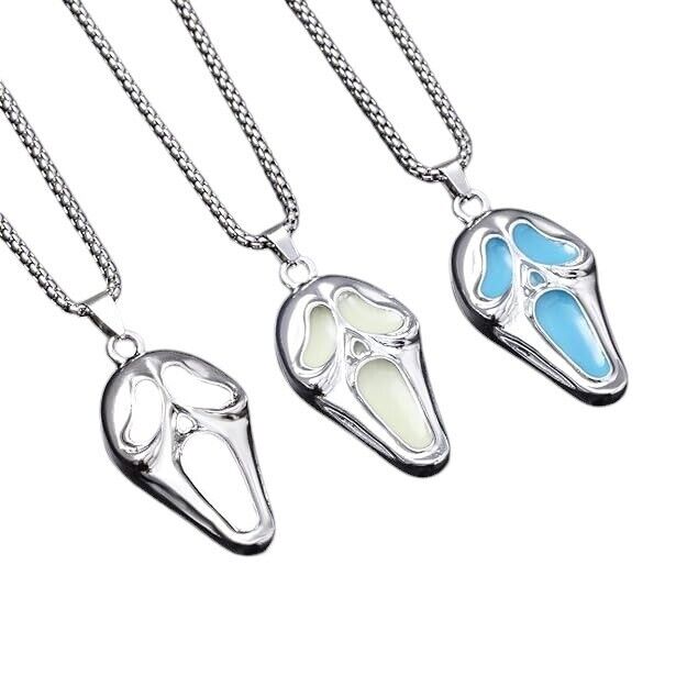 Ghostface Stainless Steel Necklace Pendant Scream Stab Ghostface Stainless Steel Necklace Pendant Scream Stab