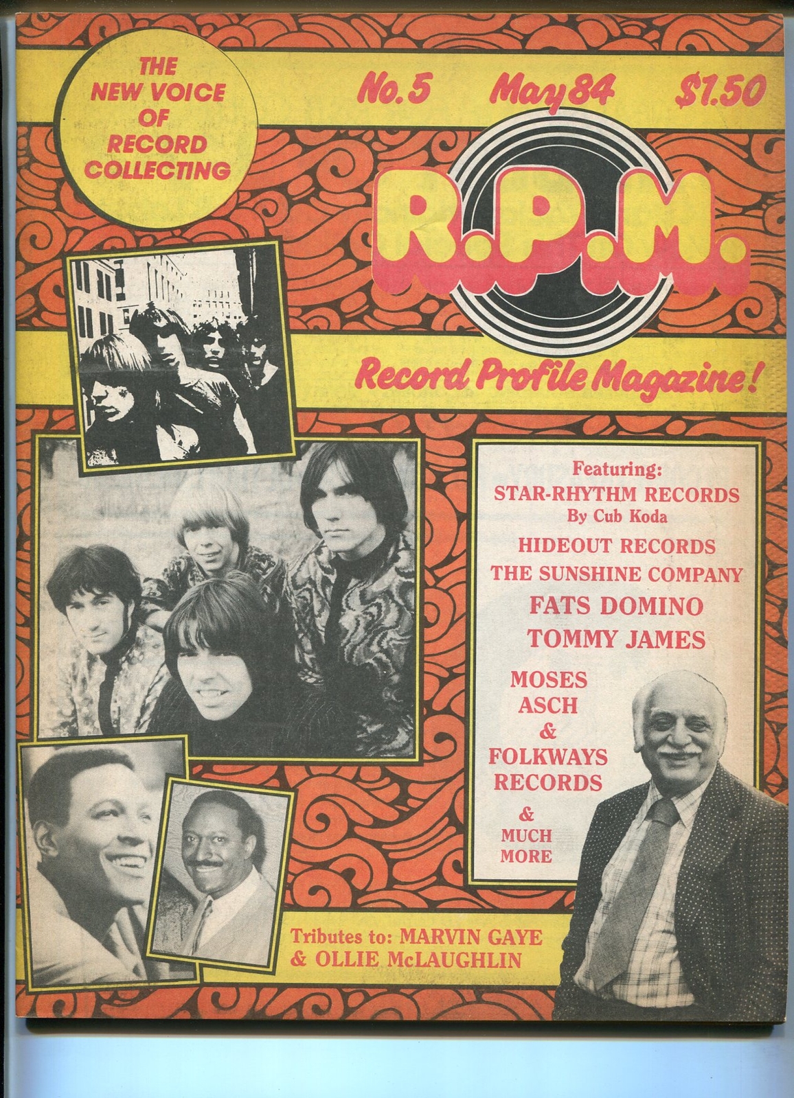 Record Profile Magazine #5 1984-Marvin Gaye-Folkways Records-FN | eBay
