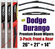 Wipers 3pk Premium Front Special Rear fit 2004-2009 Dodge Durango 19260/210/14C