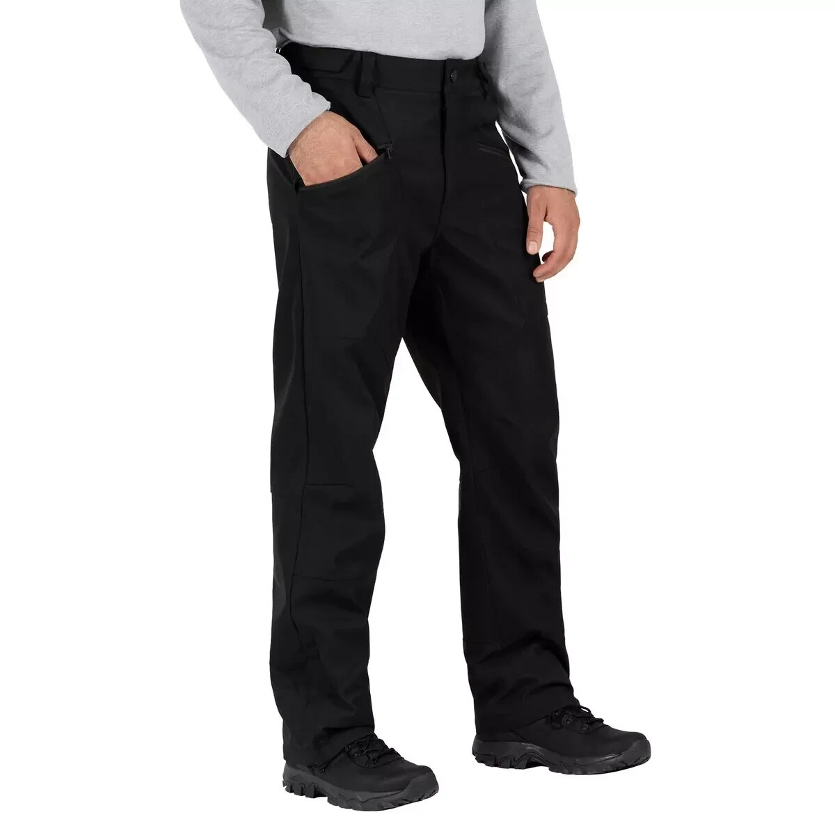 Gerry Men&rsquo;s Snow Pants Fleece Lined Zip Pockets Adjustable Waist S-XXL NWT