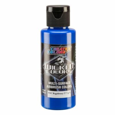 Createx Wicked Colors Pearl Electric Blue W382 2oz Airbrush Paint