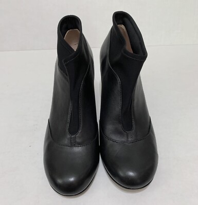 Taryn Rose Disa Women’s Shoes Black 10 M Leather Ankle Heeled Boots