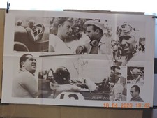 Poster The Knights of Risk: Ascari, Moso, Rangio, Nuvolari etc. 55.5X90