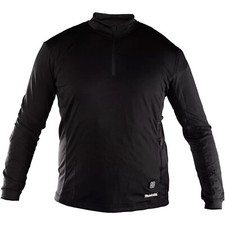 Image of Makita DCX201C 18v LXT Cordless Heated Half Zip Baselayer Shirt Black M