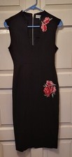 Almost Famous - Rose Embroidered Dress