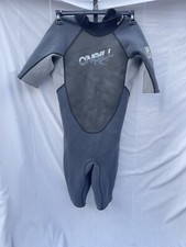 O'NEILL MEN'S REACTOR 2mm BACK ZIP SHORTY WETSUIT SIZE M BLACK Gray