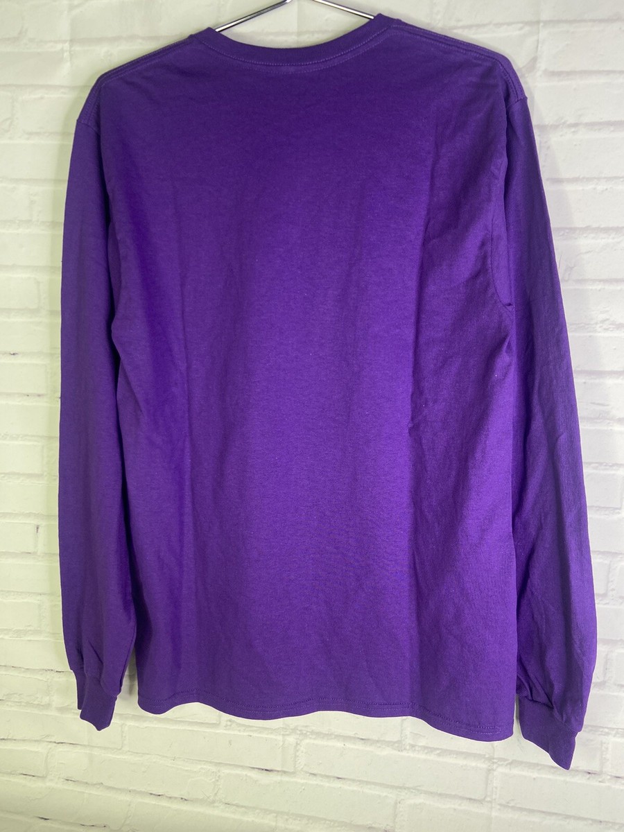 Scooby Doo SD Shaggy Zoinks Purple Graphic Print Long Sleeve