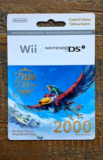 SKYWARD SWORD ✹ Nintendo Points DOWNLOAD CODE CARD ✹ Wii Shop Channel ✹ RARE
