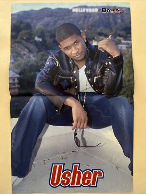 Usher A3 Poster Anastacia & VJ Georgie A4 Poster