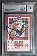 Dak Prescott Signed Autographed 2017 Contenders Draft Picks #22 ROOKIE Card BAS 