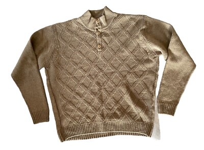 * GABICCI Pullover taupe mit Wolle Größe XL *