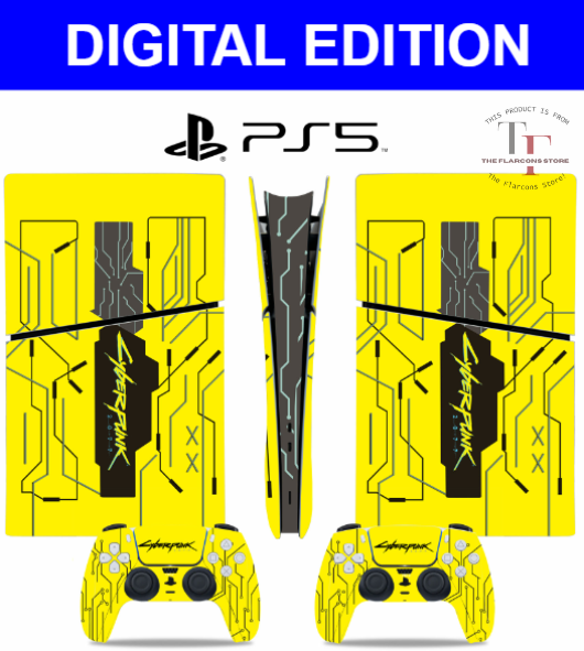 PS5 Slim Skin Sticker + Controller Vinyl Wrap - Exclusive Design