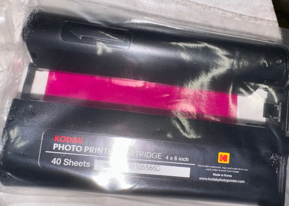 Kodak Dock Plus & Dock Photo Printer Cartridge PHC-120 Refill & Photo Sheets