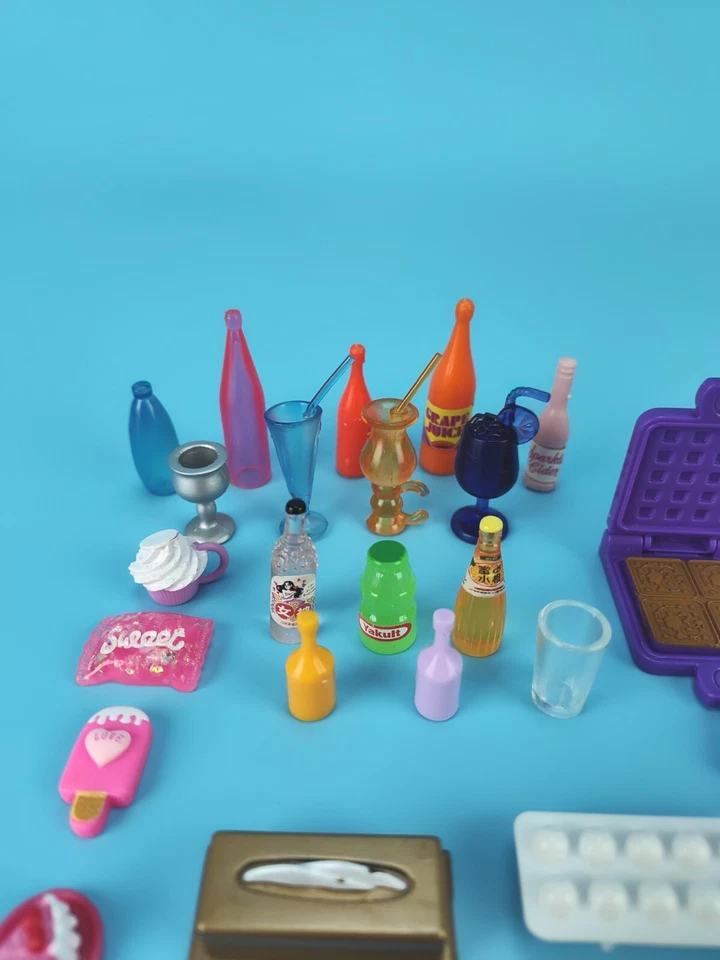 1:6 Scale Mattel Barbie Poppy Parker Doll Food Drinks Accessories Lot Of 28 pcs - Image 4 of 4