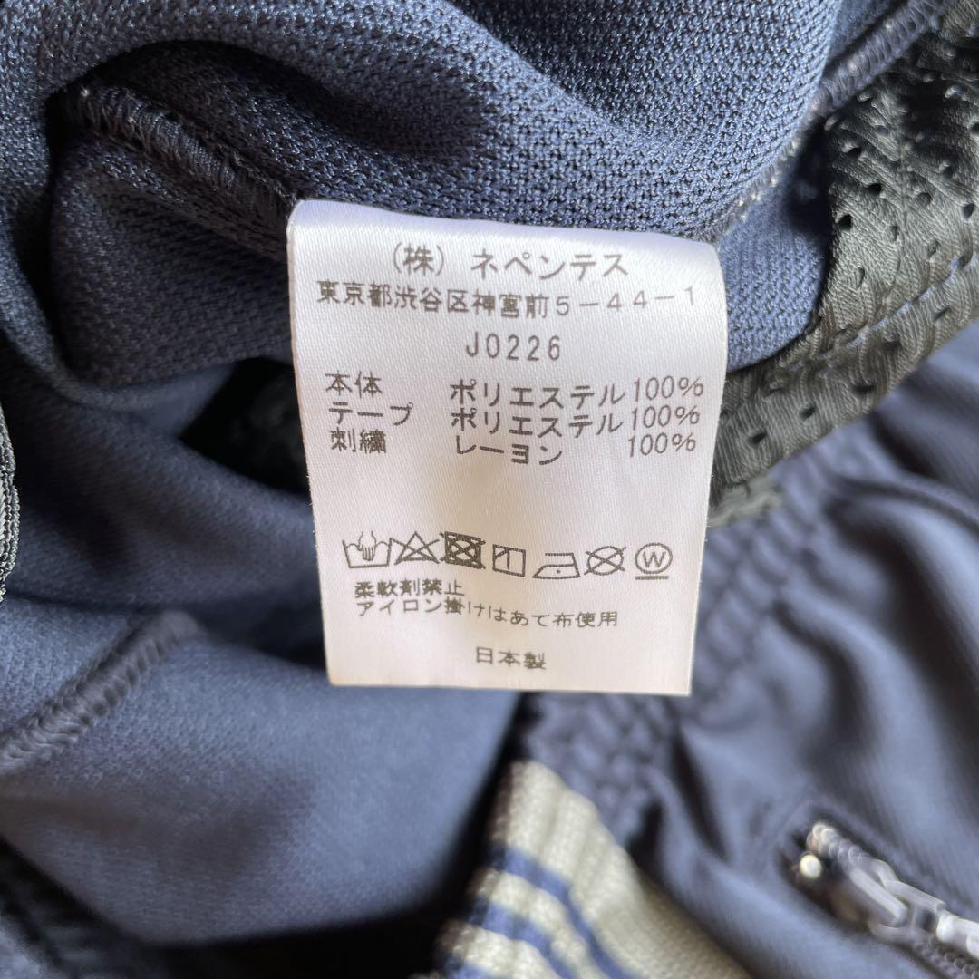 NEEDLES 21AW Track Pants Zipped Navy x Gray JO226 Size-XS NEEDLES 21AW Track Pants Zipped Navy x Gray JO226 Size-XS