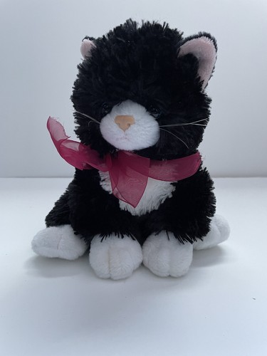 10 Zoll TY Classic Lexie Kätzchen Katze Plüsch schwarz weiß Smoking 2005 Stofftier T42