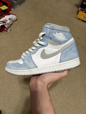Size 9.5 - Air Jordan 1 Retro OG High Hyper Royal White with box (SHIPS ASAP!)