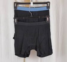 Hanes Boys 5 PACK Originals Ultimate Boxer Brief Underwear Black Size Large