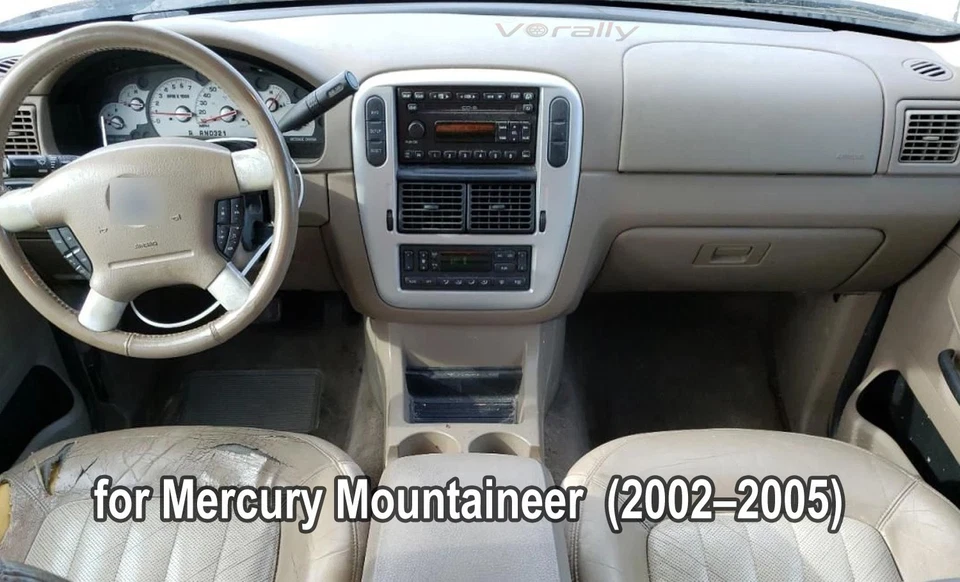 For 2002-2005 Mercury Mountaineer Apple Carplay Stereo Radio Android 15 Navi GPS - Image 2 of 4