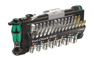 Wera 056490 Tool Check Plus Bit Ratchet Set Metric Sockets Hand Tool Kit