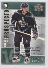 2004 ITG Heroes and Prospects Hockey Lives Fall Expo 3/10 Chris Kunitz #40 0f2