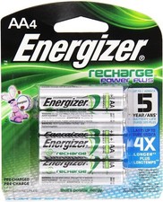 Energizer E2 Rechargeable AA Battery 2300 mAh , 1.2 Volt NiMH, 4 ct - FRESH
