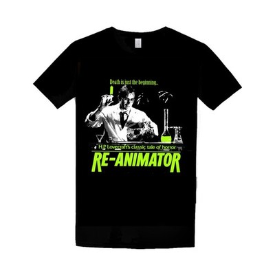 Re-Animator Death - T-Shirt - Sizes s - 5XL - Classic 80's B-Movie Black Comedy