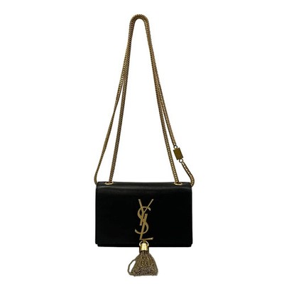 SAINT LAURENT PARIS Kate 326076 Black Leather Shoulder Bag
