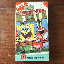 Spongebob Squarepants - Sponge for Hire (VHS,...