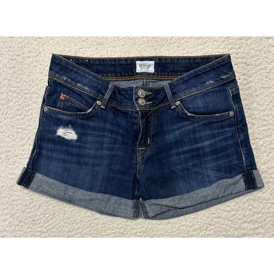 Hudson Jeans Croxley Mid Rise Cuffed Denim Shorts  Size 26