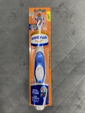 Spinbrush Dual Action Head Soft Bristles Powered Toothbrush Blue