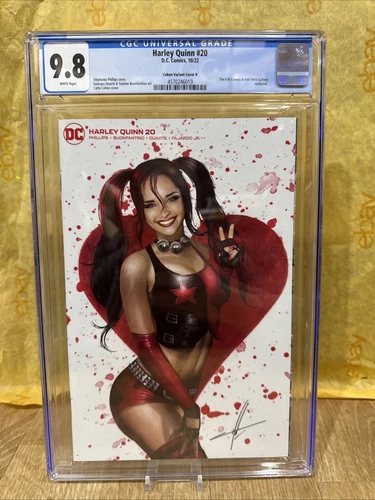 Harley Quinn #20 Carla Cohen Variant Cover B CGC 9.8 Graded Comic New Slab