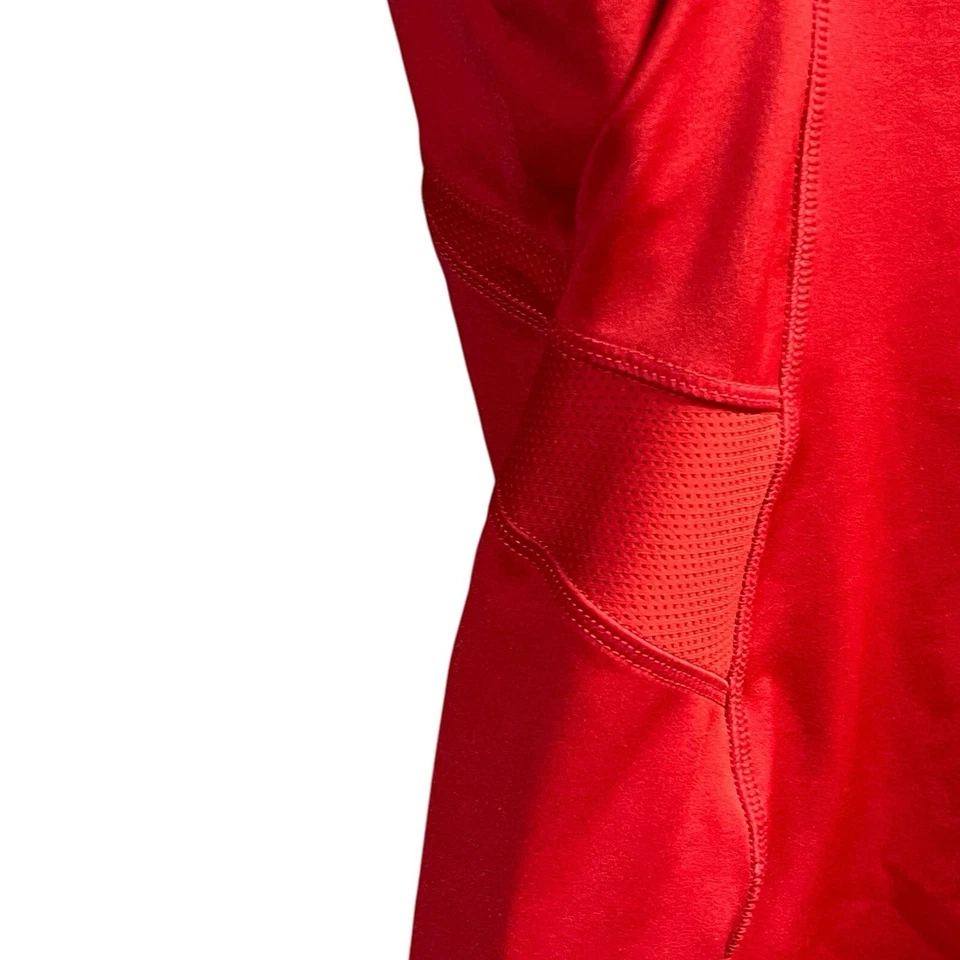 K-SWISS  Racerback Tank Top USA Size XS Red Black Built-In Bra Athletic Yoga - Image 4 of 4