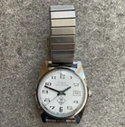 1977 Timex Sprite Cub Scouts Logo Dial Men's Watch 30mm Runs Date Dial White A17